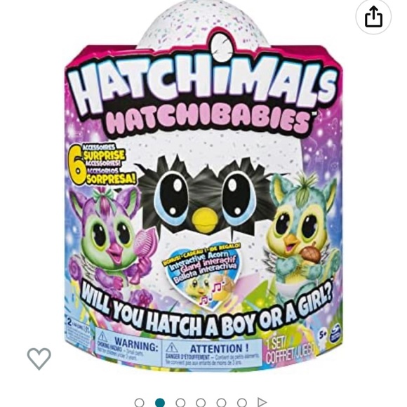 Hatchimals, HatchiBabies Chipadee, Hatching Egg with Interactive
